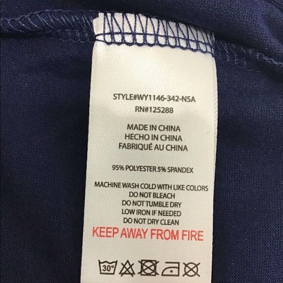 RAE DUNN RED WHITE & BLUE Tye-Dye Short Pajama Set - Picture 8 of 11